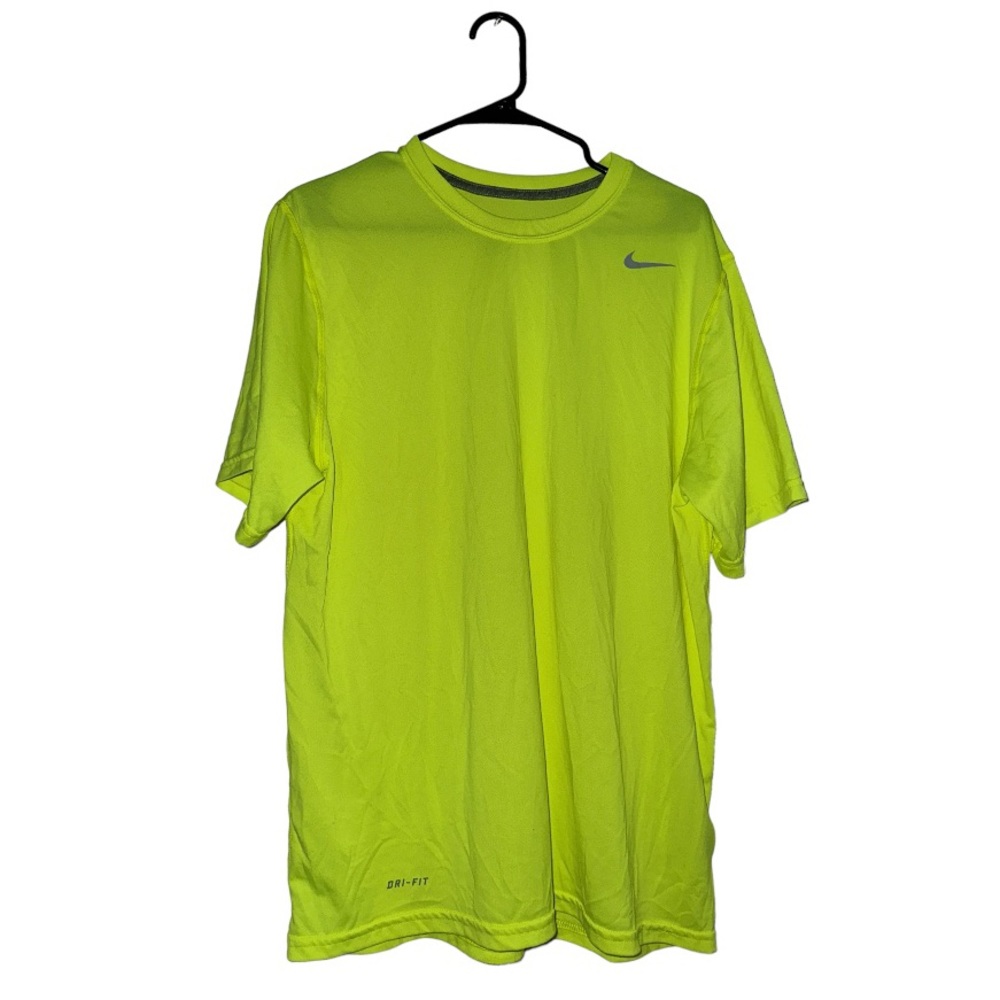 Neon Nike Dri-fit shirt| size L | Color Yellow - Picture 1 of 2